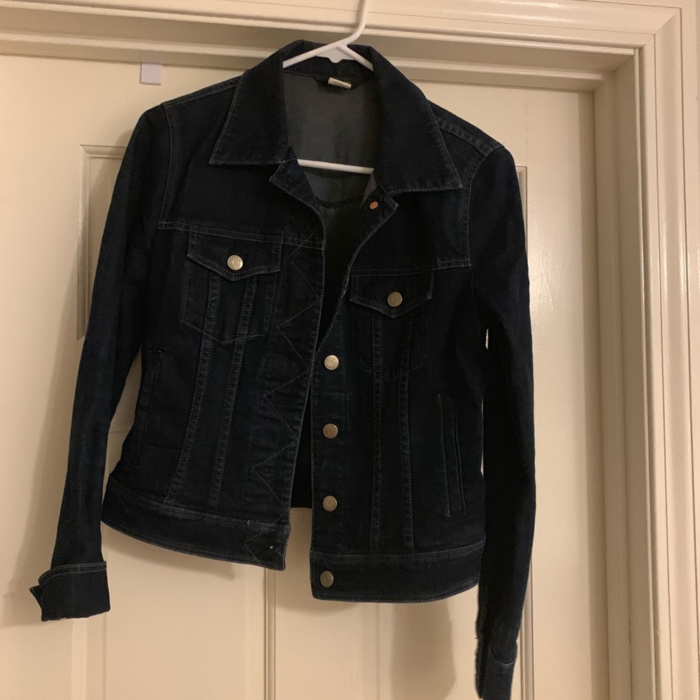 Dark wash denim jacket